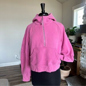 Lululemon Scuba Oversized Half-Zip Hoodie Pink Blossom XS/S